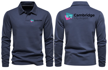 AIR CAMBRIDGE AIRPORT LONG SLEEVE POLO